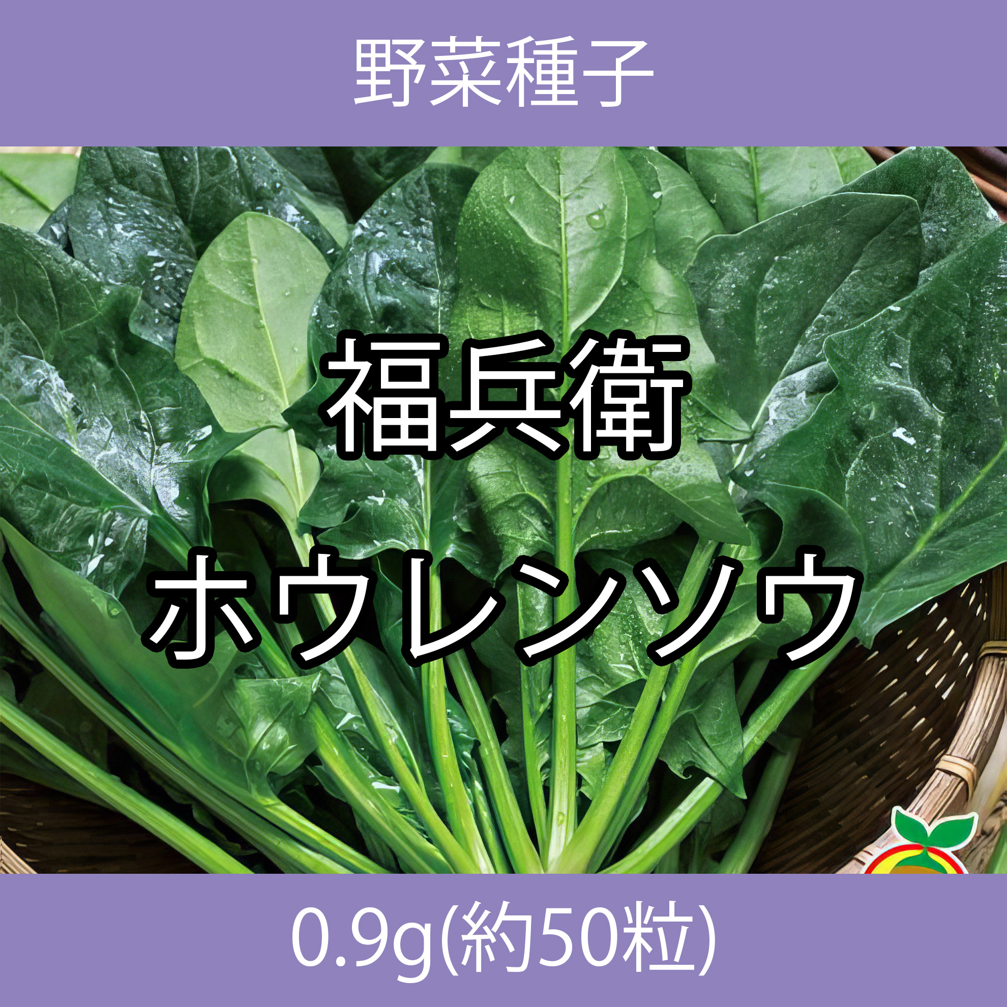 野菜種子 TVA09 福兵衛ホウレンソウ 0.9g